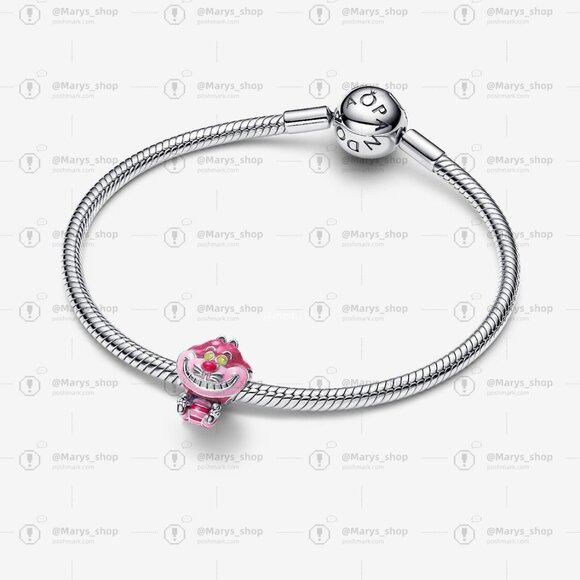 Pandora Disney Alice in Wonderland Cheshire Cat Charm - Picture 3 of 5